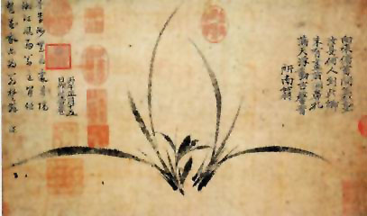 图片：墨兰图