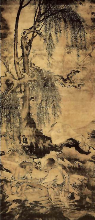 图片：柳荫人物图