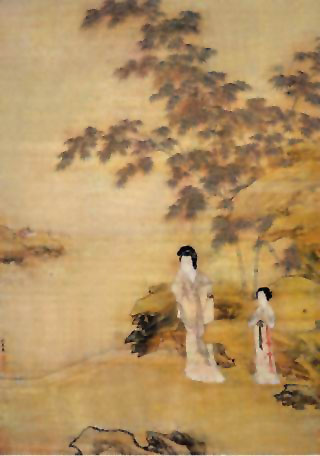 图片：修竹仕女图