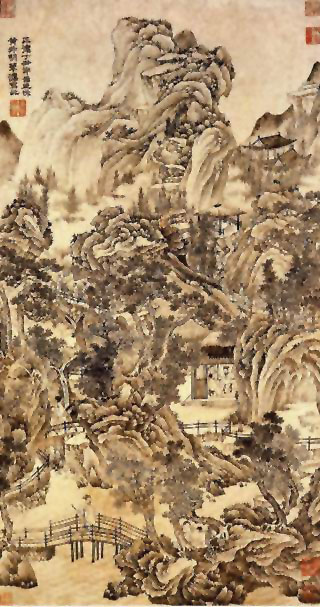 图片：芳黄鹤山樵山水