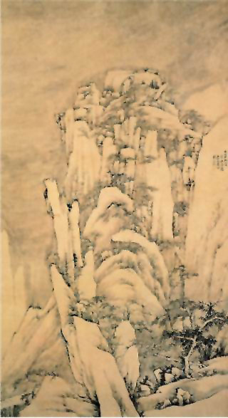 图片：西岩松雪图