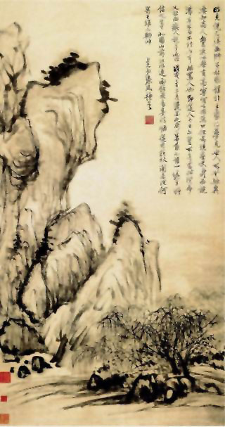 图片：北固烟柳图