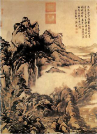 图片：云霞锦树图