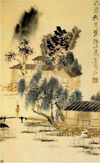图片：小桥流水图