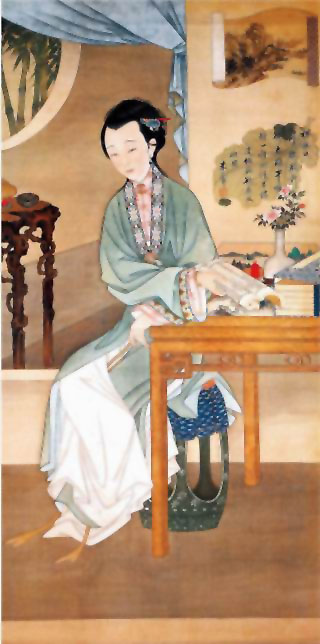 图片：雍正妃引乐图