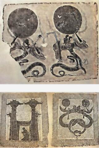 图片：伏羲女娲画像砖