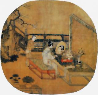 图片：妆靓仕女图