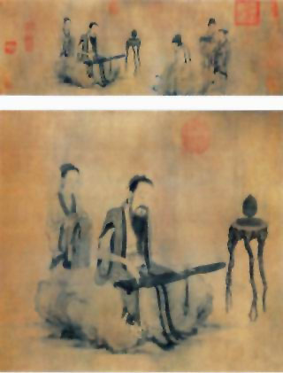 图片：伯牙鼓琴图