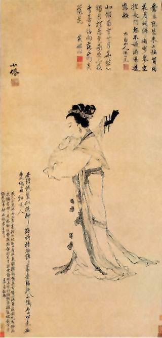 图片：琵琶美人图