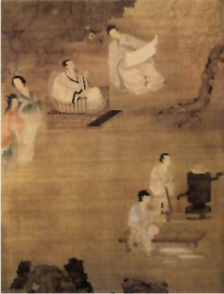 图片：杏园宴集图（局部）