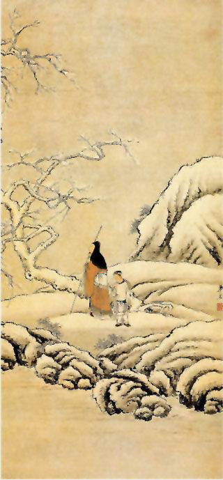 图片：踏雪寻梅图