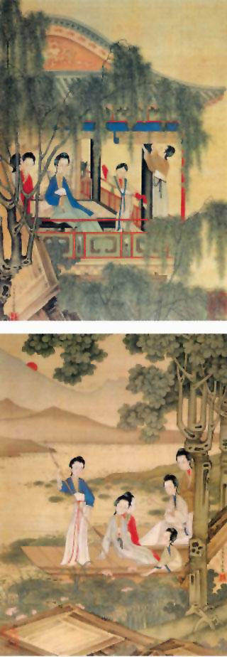 图片：仕女图（局部）