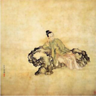 图片：李清照像