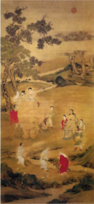 图片：乾隆洗象图