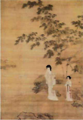 图片：修竹仕女图