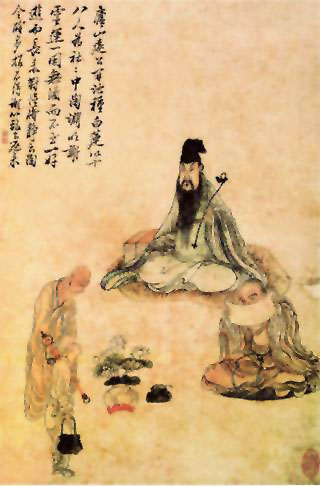 图片：庐山观莲图