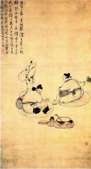 图片：弄胡琴图