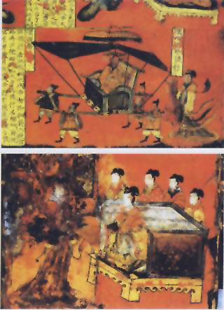 图片：列女古贤图（之一、 二 ）