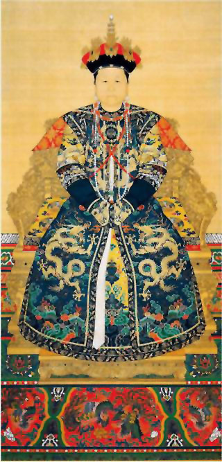 图片：孝庄文皇后朝服像
