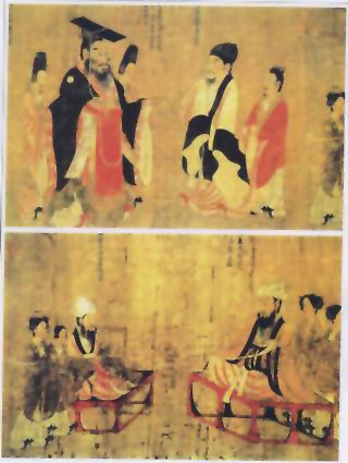 图片：历代帝王图（部分）