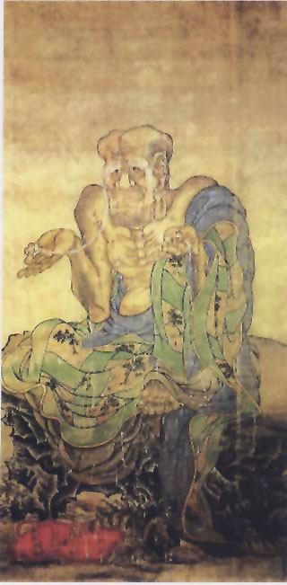 图片：十六罗汉图·阿氏多