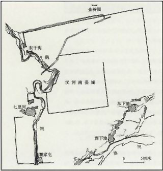 图片：东周东周王城雒邑遗址图